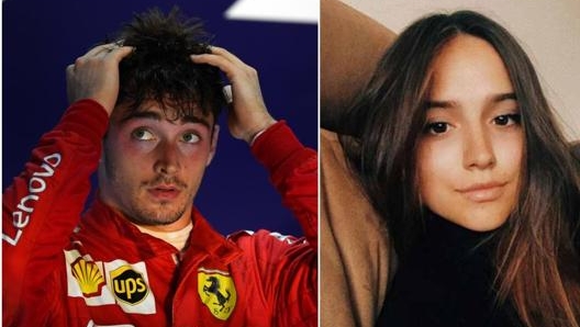 Charles Leclerc (a sinistra) e Charlotte Siné (a destra)