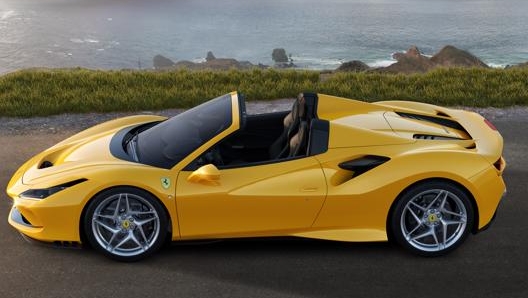 Una vista della nuova Ferrari F8 Spider