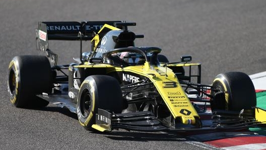 La Renault di Daniel Ricciardo. LaPresse