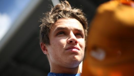 Lando Norris prima del GP di Sochi. LaPresse