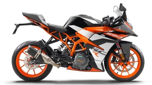 L’attuale KTM RC 390: la sua sostituta monterà un bicilindrico parallelo da 490 cmc