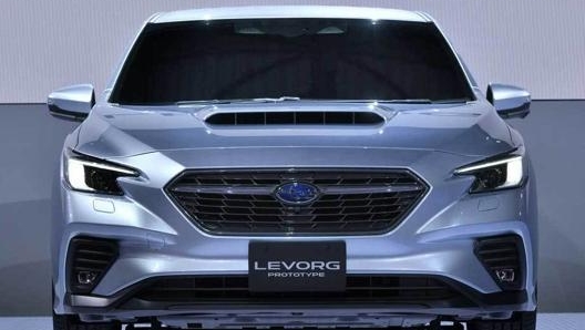 Il frontale della Subaru Levorg: dinamico e sportivo