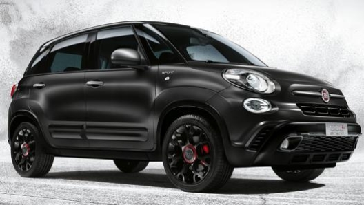 La 500L è lunga 412 centimetri e vanta 330 litri di volume disponibile nel bagagliaio