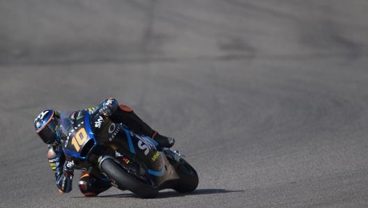 Luca Marini davanti a tutti. Getty