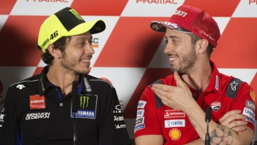 Valentino Rossi e Andrea Dovizioso. Ciam-Cast