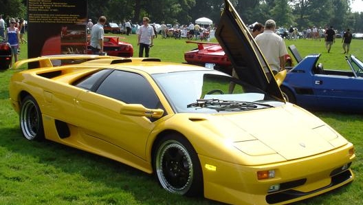 Una Lamborghini Diablo SV nel parco auto di Donald Trump