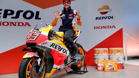 Marc Marquez sulla sua Honda