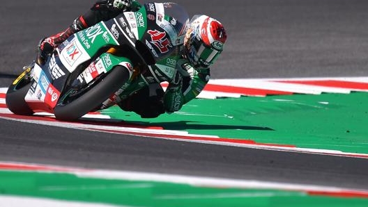 Il giapponese Tetsuta Nagashima in azione. Afp