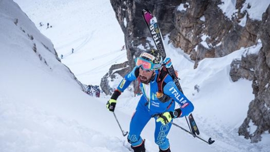 L’azzurro di scialpinismo Robert Antonioli