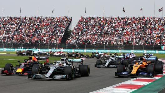 Una fase del GP del Messico. Getty