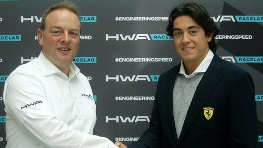 Giuliano Alesi con il Ceo di Hwa, Ulrich Fritz