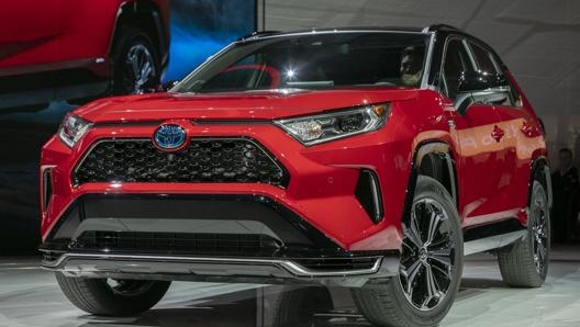 A Los Angeles ha debuttato la Toyota Rav4 Prime. Afp