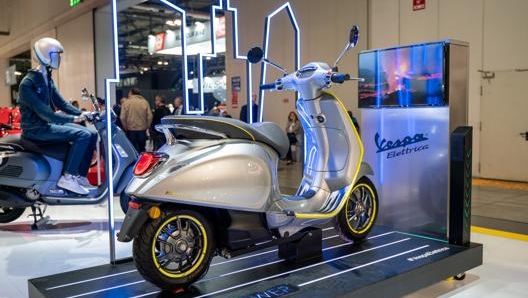 Una Vespa elettrica