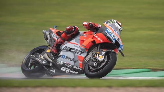 Jorge Lorenzo ai tempi della Ducati a Valencia. Getty