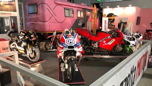 Lo stand Gazzetta all'Eicma