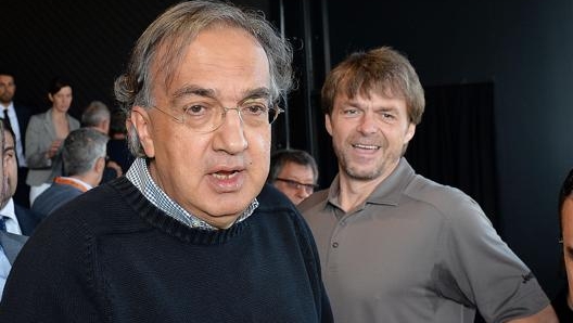 Sergio Marchionne e Mike Manley in una foto del 20’14. Ansa