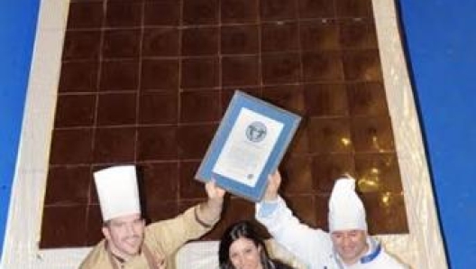 Il campanile della Chiesa di San Marco a Venezia ha portato nel Guinness World Record Dalla Vecchia per l'opera di cioccolato più alta del mondo