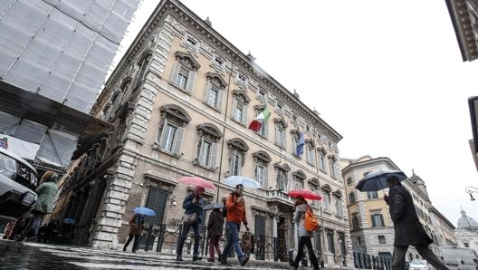 Palazzo Madama a Roma, sede del Senato. Ansa