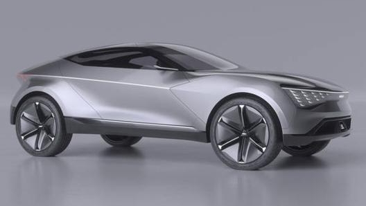 Molto allungata la silhouette della Kia Fuutoron concept