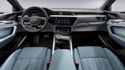 L’interno della e-tron Sportback