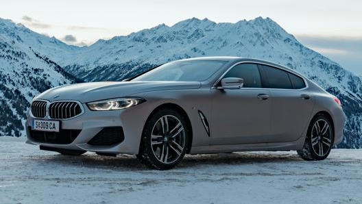 La Serie 8 Gran Coupé sulla neve di Sölden in Austria