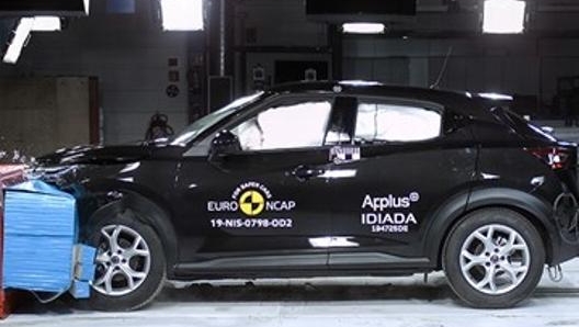 La Nissan Juke si distingue per la protezione dei pedoni, mentre non brilla per quella del torace del conducente