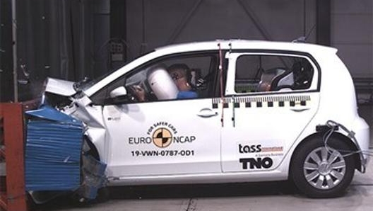 Vw Up!, Seat Mii e Skoda Citigo vanno bene nell’urto laterale ma risultano poco efficaci nella protezione del torace dei passeggeri