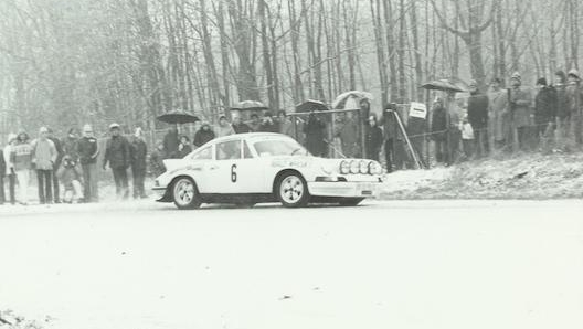 La Porsche 911 di Federico Ormezzano vinse la prima edizione del Monza Rally (1978)