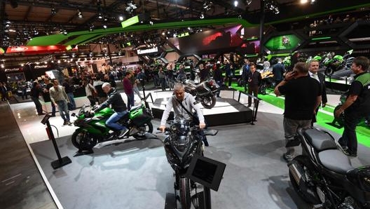 Anche quest’anno Eicma ha riscosso un grande interesse da parte del pubblico. Afp