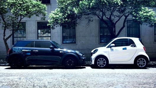 Le Mini e le Smart fanno parte dell’offerta di ShareNow