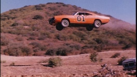 Livrea arancione e numero 01 sulle finacate: il Generale Lee in The Dukes of Hazzard