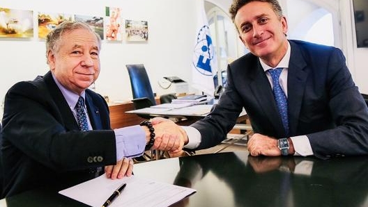 I presidenti di Fia e F.E Jean Todt (a sin) e Alejandro Agag