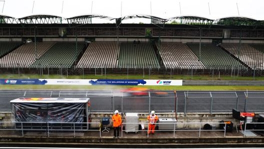 Le tribune dell’Hungaroring. Getty