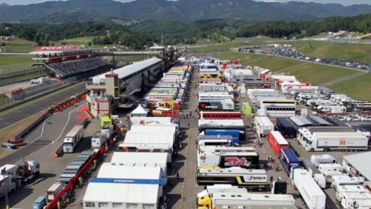 Il paddock del Mugello. Epa