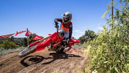 L’obiettivo della Crf 450 R  2021è migliorare l’agilità in curva