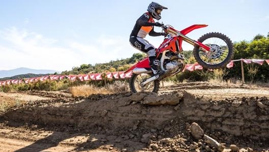 Livrea rossa, come da tradizione Honda da off-road