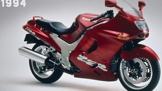 La Zzr 1100 (qui nella sua versione D del 1994) è un’autentica icona della velocità Anni 90