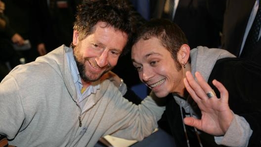 Da sinistra Graziano e Valentino Rossi. Ansa