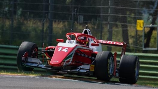 Arthur Leclerc, 19 anni, a Imola con la monoposto del team Prema per la Formula Regional European. PhotoPellegrini