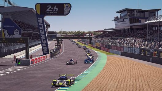 Il via della 24 Ore di Le Mans virtuale