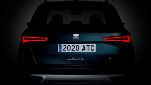 Vista posteriore della nuova Seat Ateca: sarà presentata il 15 giugno 2020