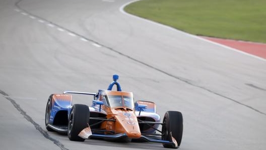 La Dallara-Honda del Team Chip Ganassi di Scott Dixon, vincitore della prima gara di stagione a Fort Worth, in Texas. Lapresse