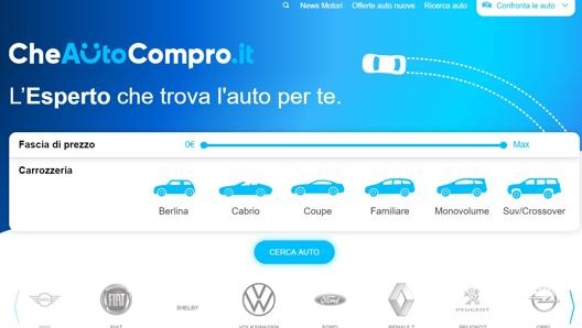 La nuova piattaforma digitale CheAutoCompro.it