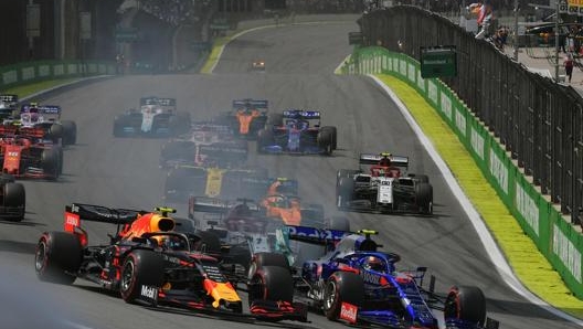 Un momento del GP Brasile 2019 a Interlagos. Afp