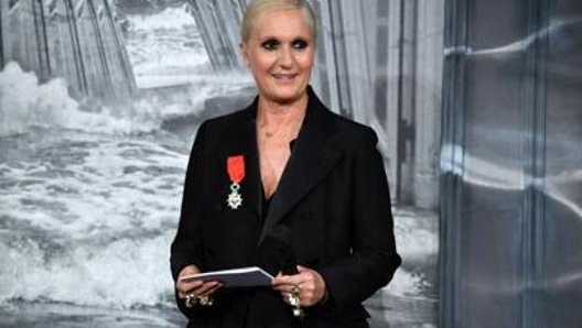 Il direttore creativo delle collezioni donna di Dior, Maria Grazia Chiuri