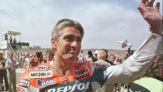 Michael Doohan, 55 anni, 5 titoli in 500 con la Honda. Ap