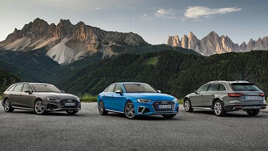 Le varianti di berlina, Avant e allroad quattro di Audi A4 previste per il 2021