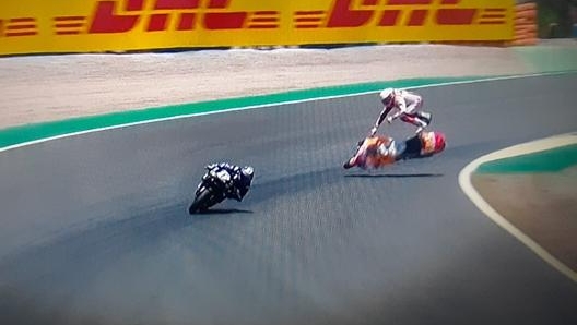 La caduta di Marc Marquez.