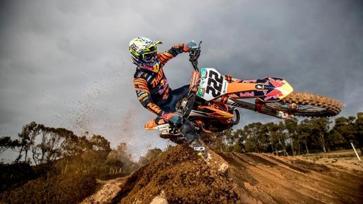 Cairoli in azione: ha vinto 9 titoli mondiali nel motocross