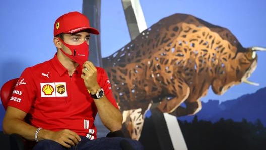 Charles Leclerc in Austria. Afp